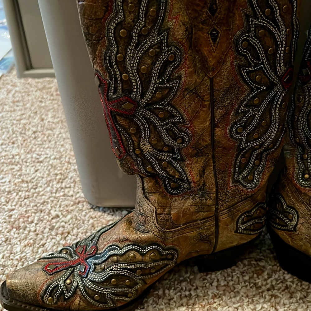 Corral Cowboy Boots, Size 6 1/2.  Wore a handful of times.  Very comfortable.